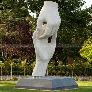 marble hand statue