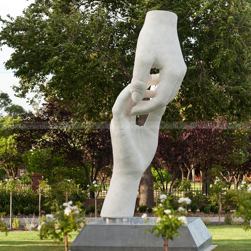 marble hand statue