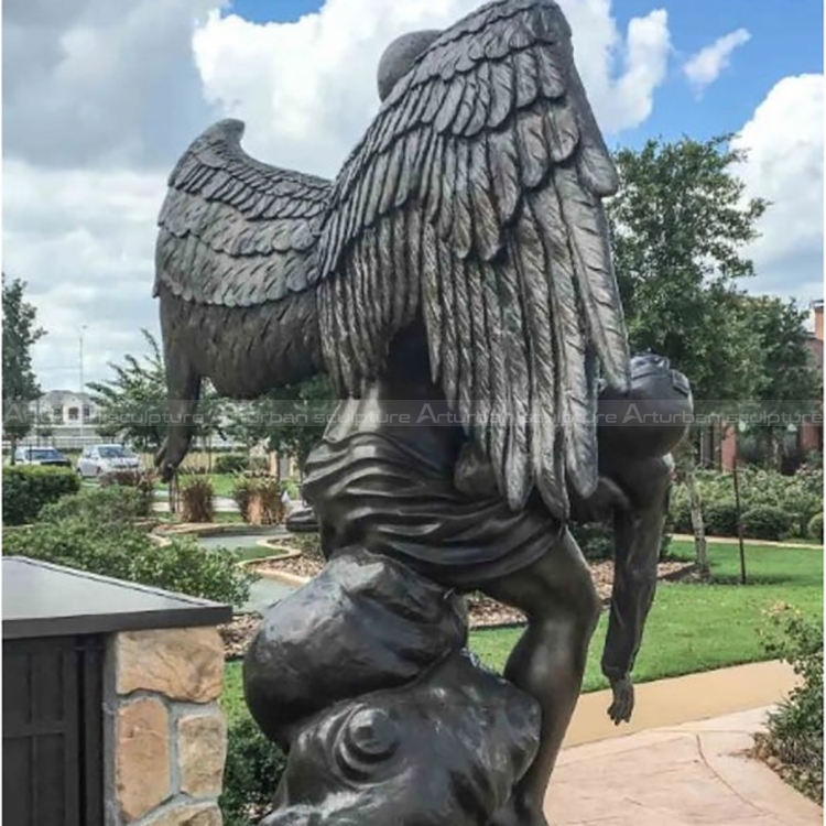 man angel statue