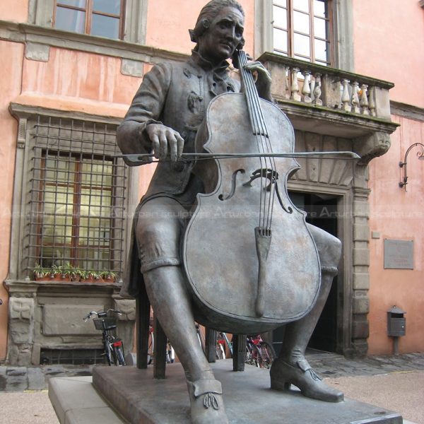 cellist sculpture