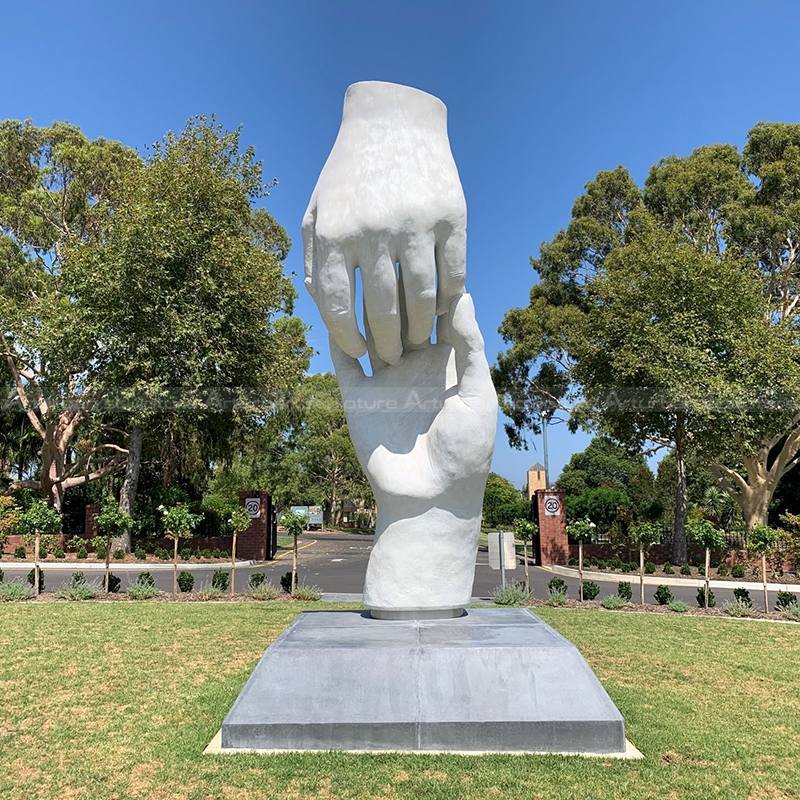 marble hand statue