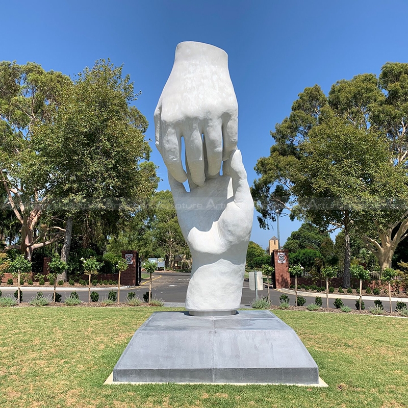 marble hand statue