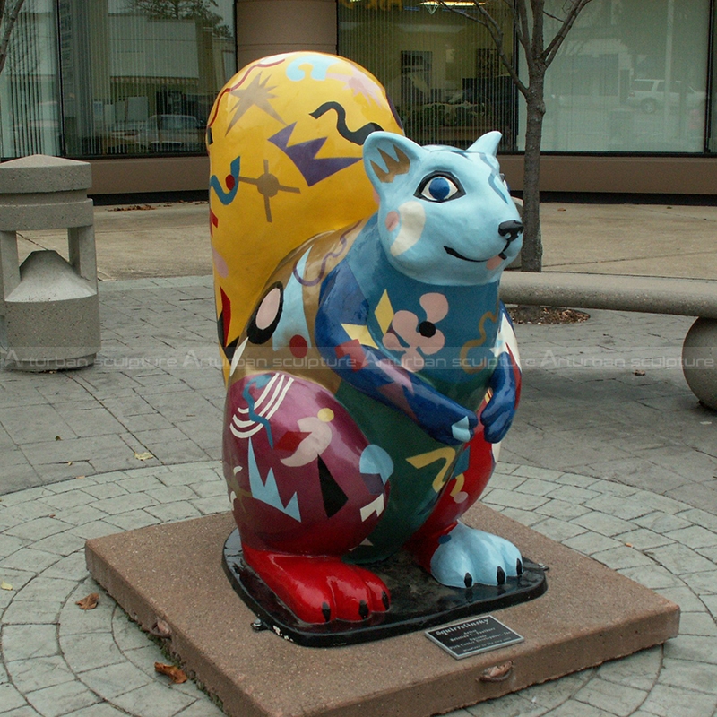 squirrel statue for garden