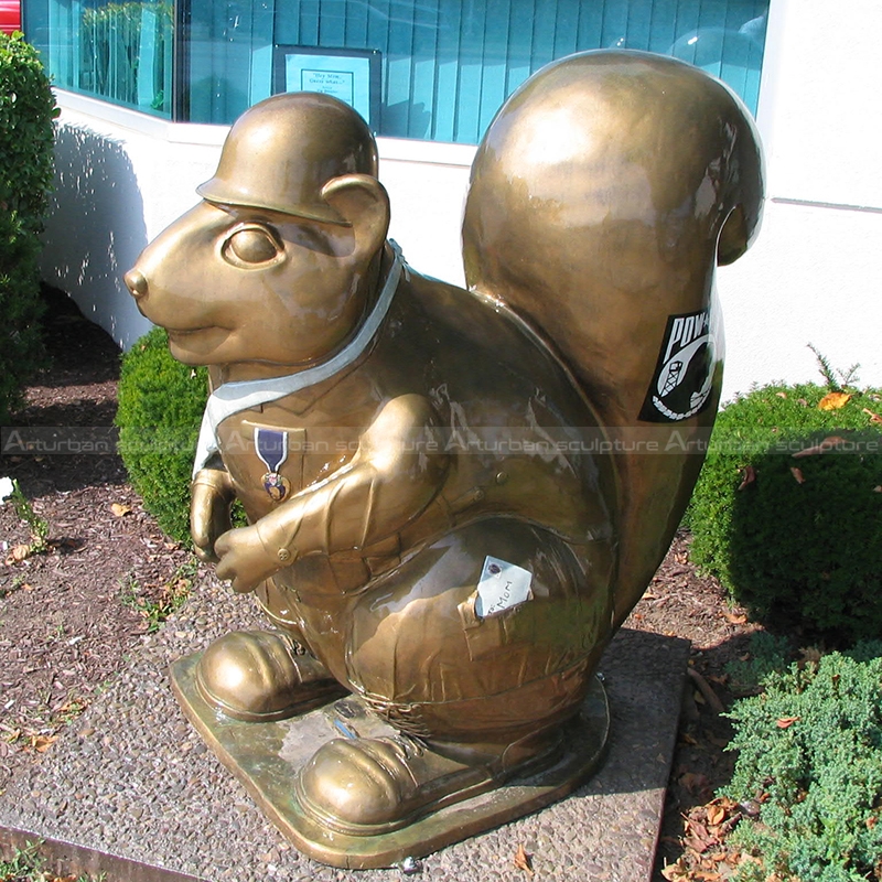 squirrel statue for garden