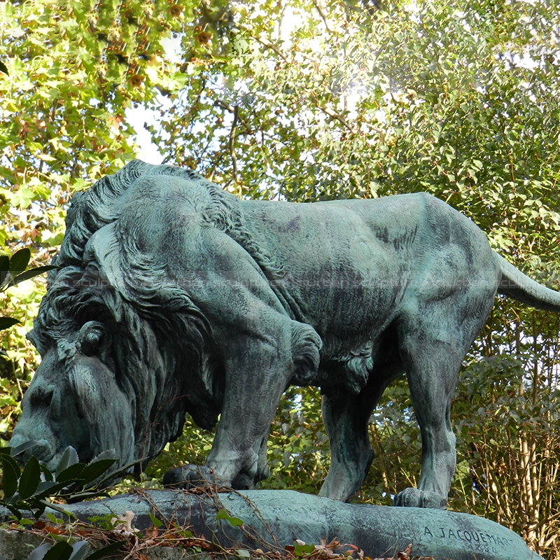 large outdoor lion statue for sale