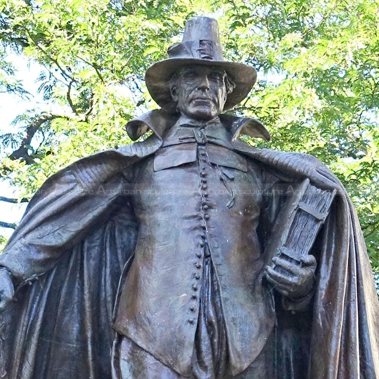 the puritan sculpture