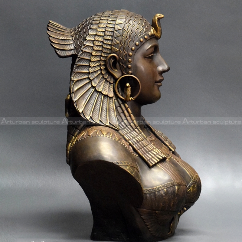 cleopatra bust statue
