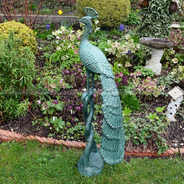 peacock sculpture for garden