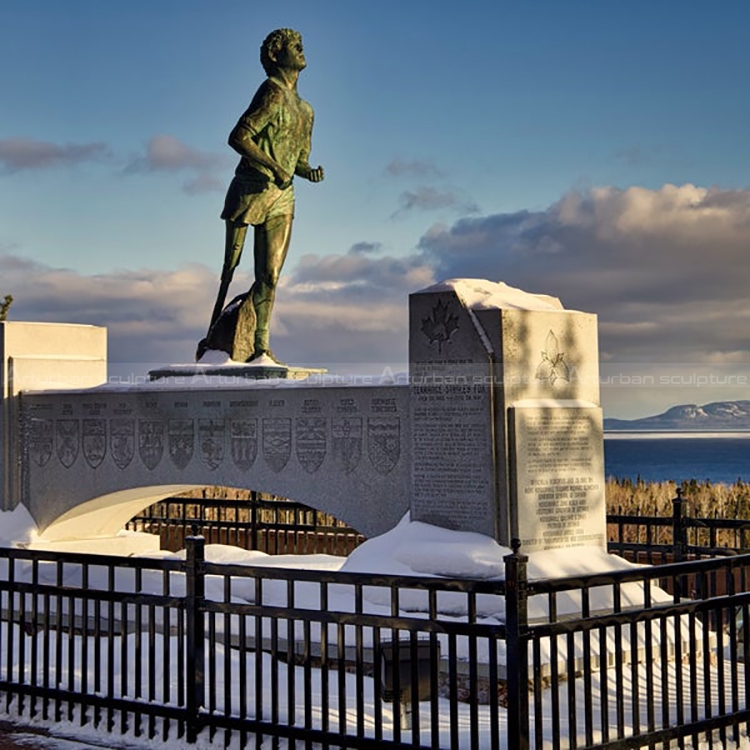 Terry Fox National Historic Person Plaque