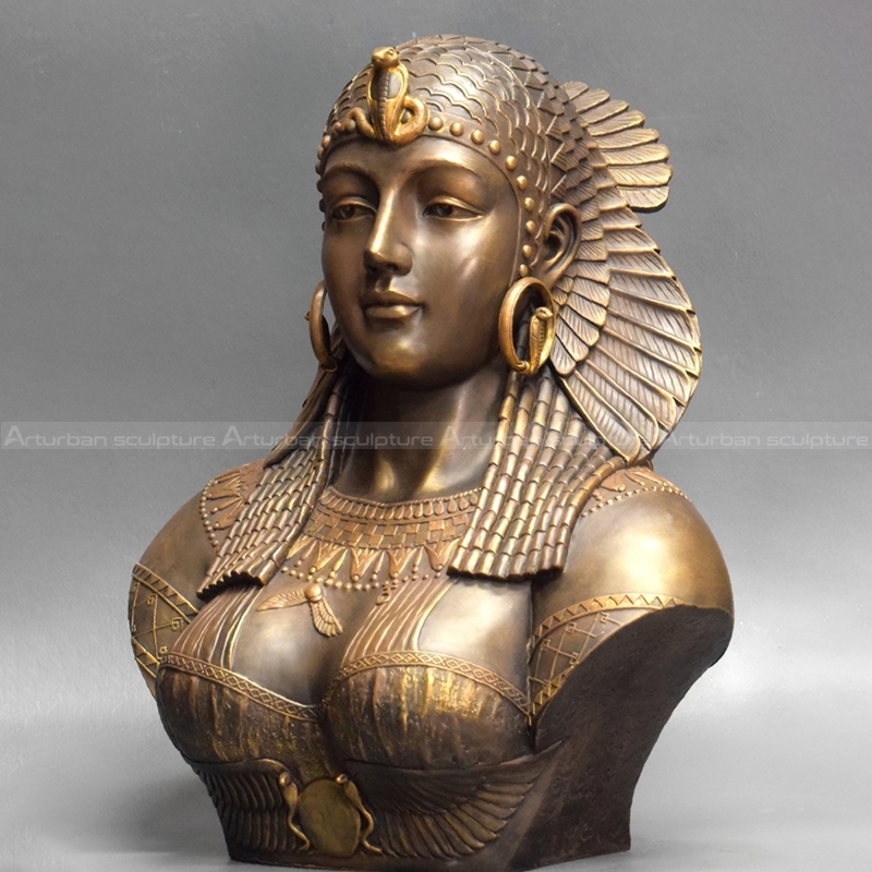 cleopatra bust statue