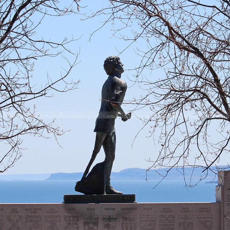 Terry Fox National Historic Person Plaque