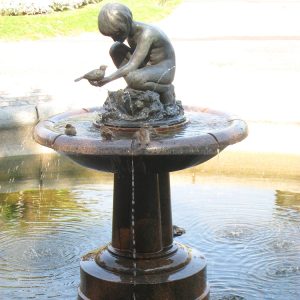 Boy and Bird Fountain