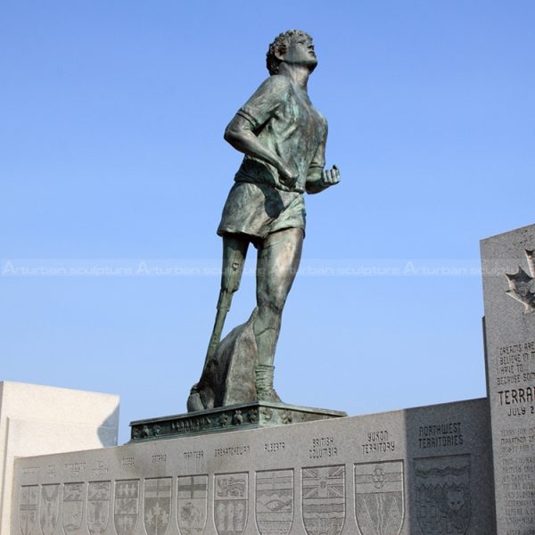 Terry Fox National Historic Person Plaque