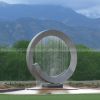 stainless steel pool fountain