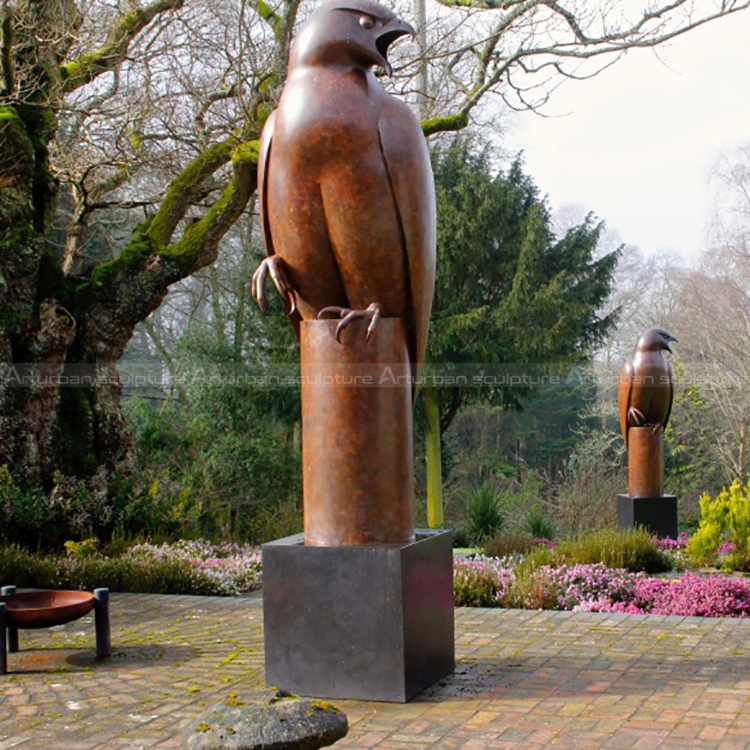 large bird sculpture