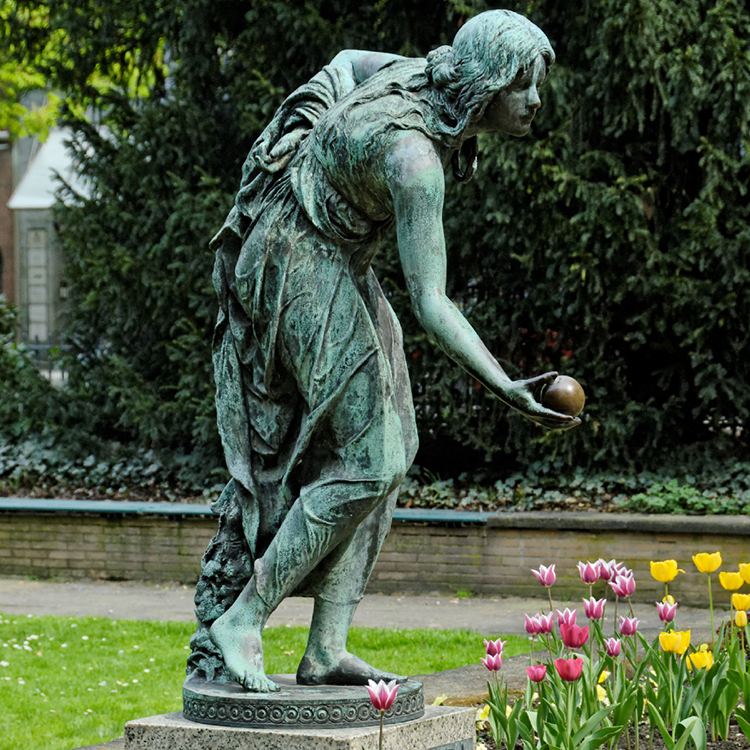 bronze woman sculpture