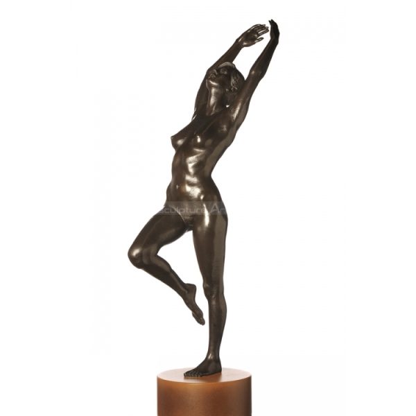 bronze nude woman statue