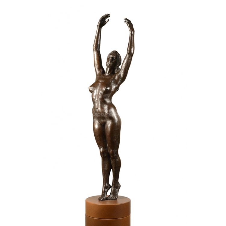 bronze nude woman statue