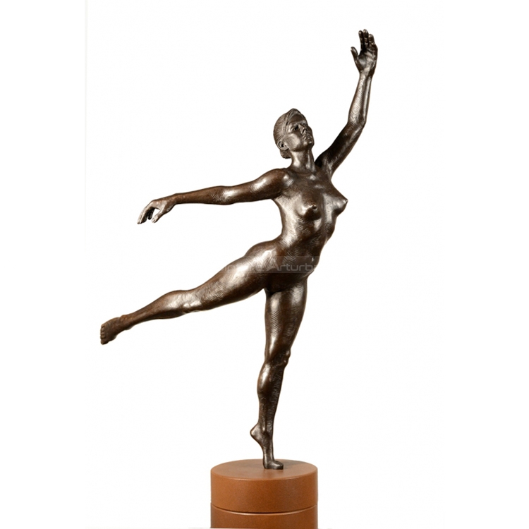 bronze nude woman statue