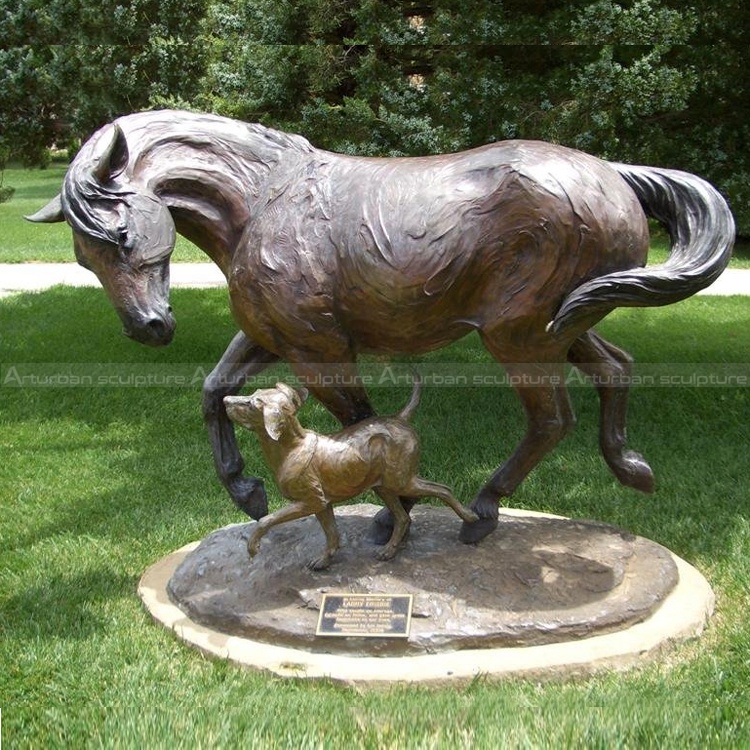 bronze horse figurine