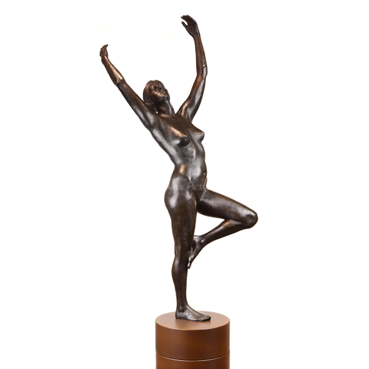 bronze nude woman statue