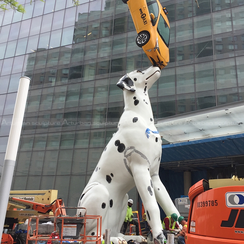 large dalmatian statue