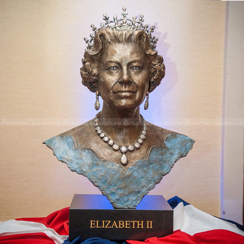 bust of queen elizabeth