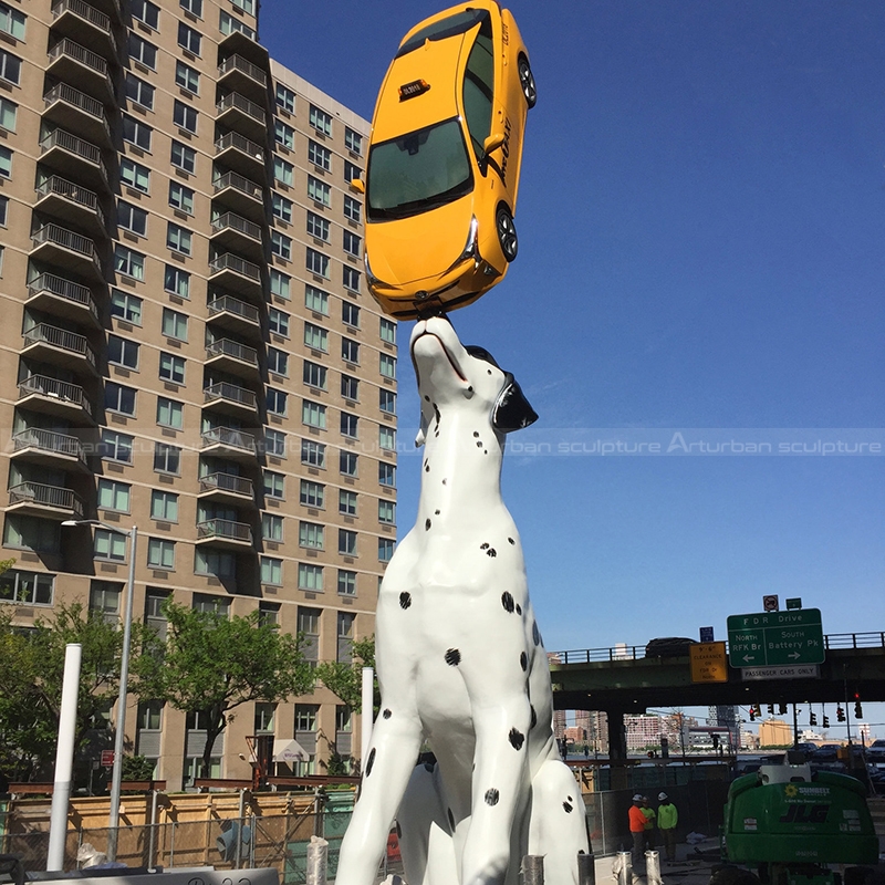 large dalmatian statue