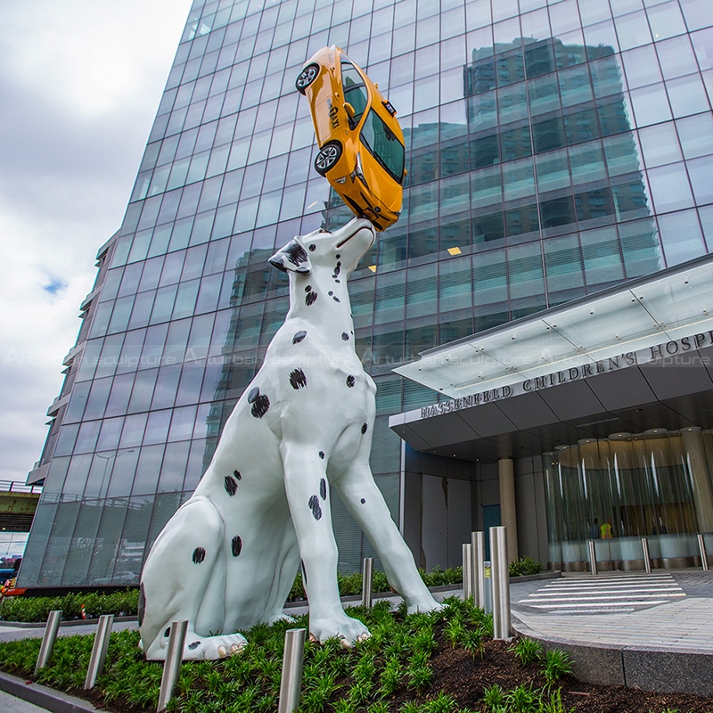 large dalmatian statue