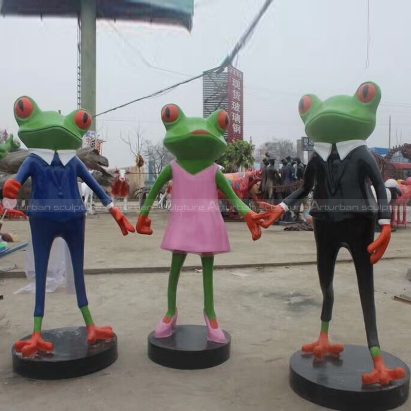 funny frog garden ornaments