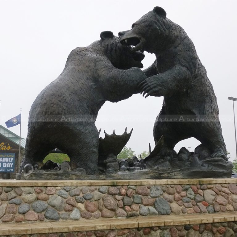 grandes statues d'ours à vendre