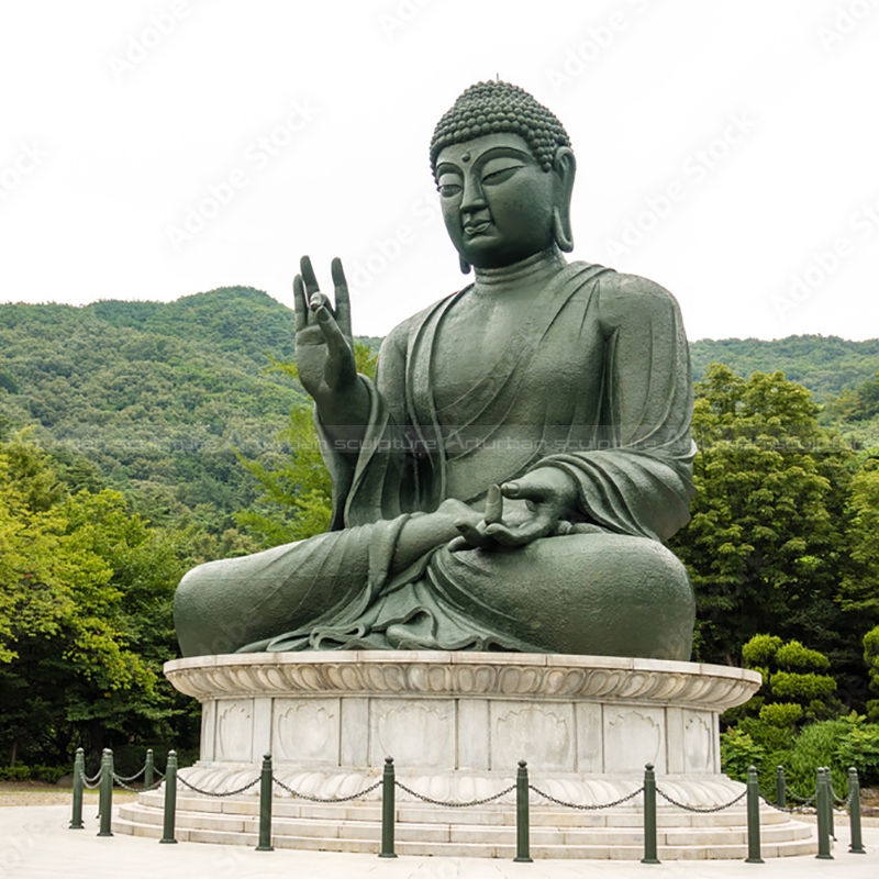 large sitting buddha statue