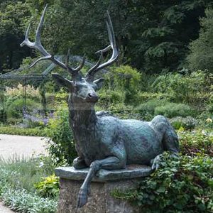 life size stag garden ornament