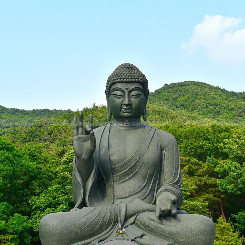 large sitting buddha statue