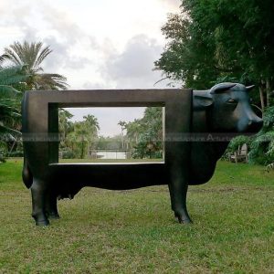 cow art sculpture