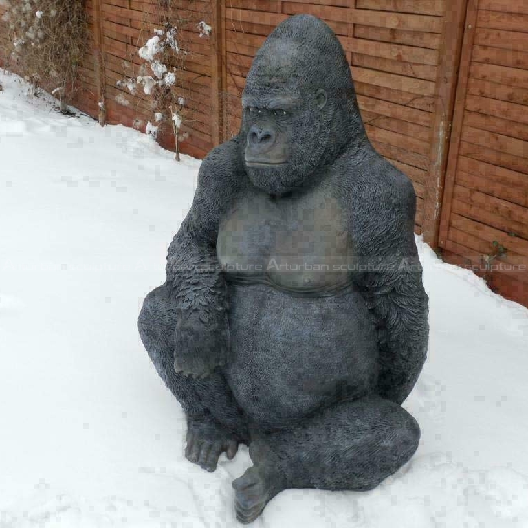 gorilla garden ornament