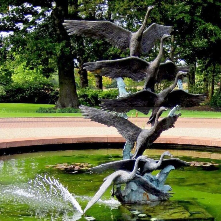 Kran-Gartendekorationen