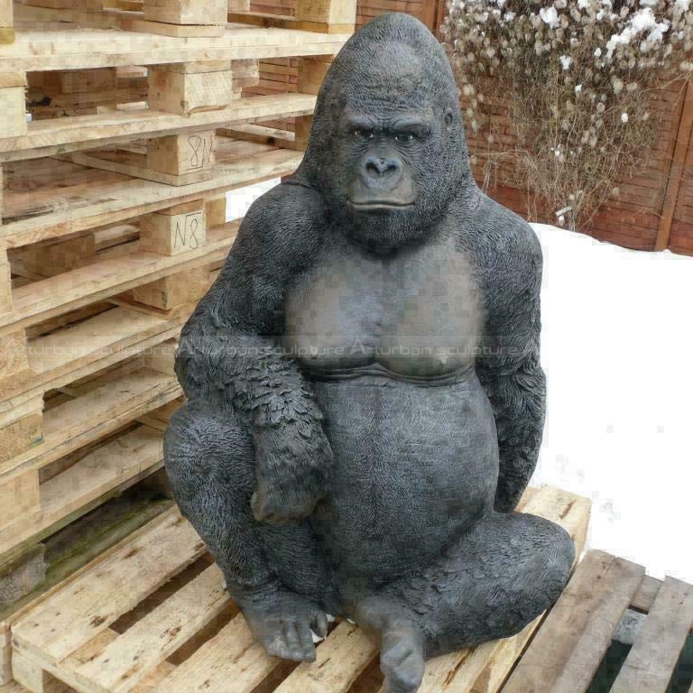 gorilla garden ornament