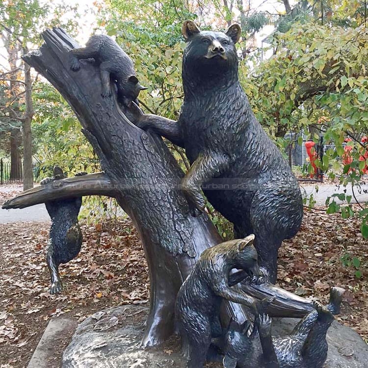 bear cub statue