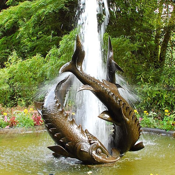 fish water fountain