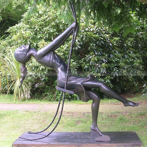 Women On A Swing Statue