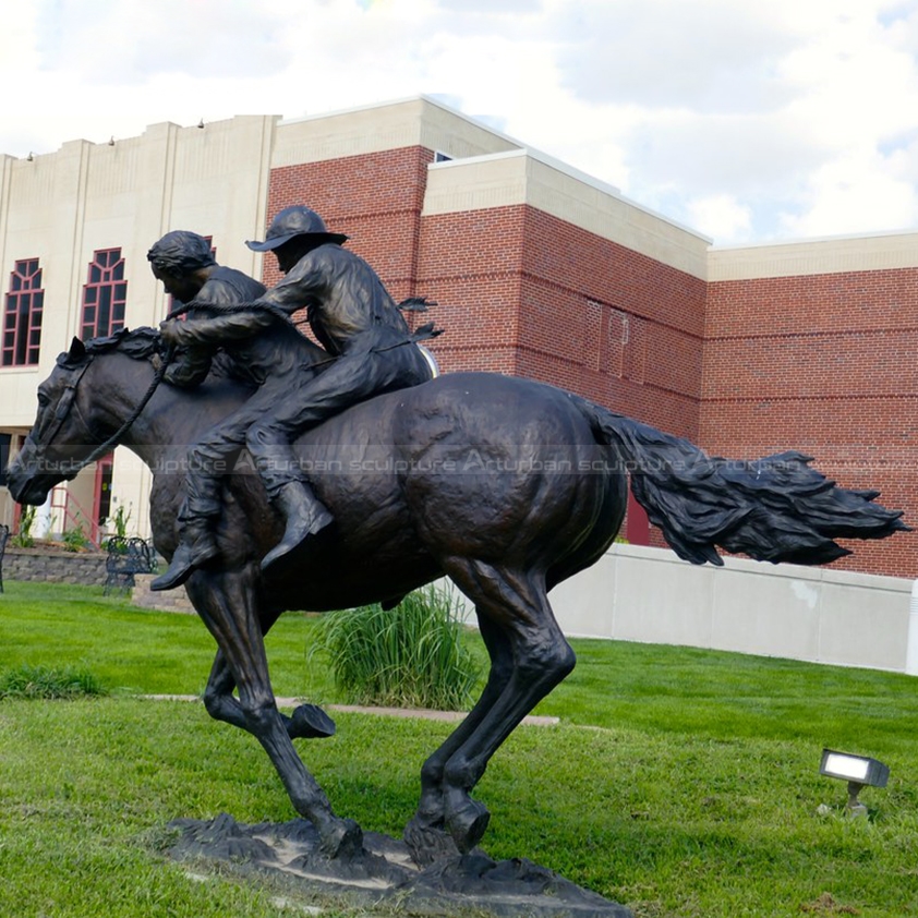 indian warrior statue