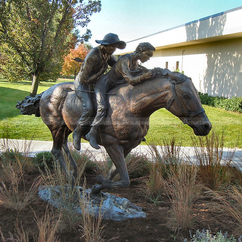 indian warrior statue