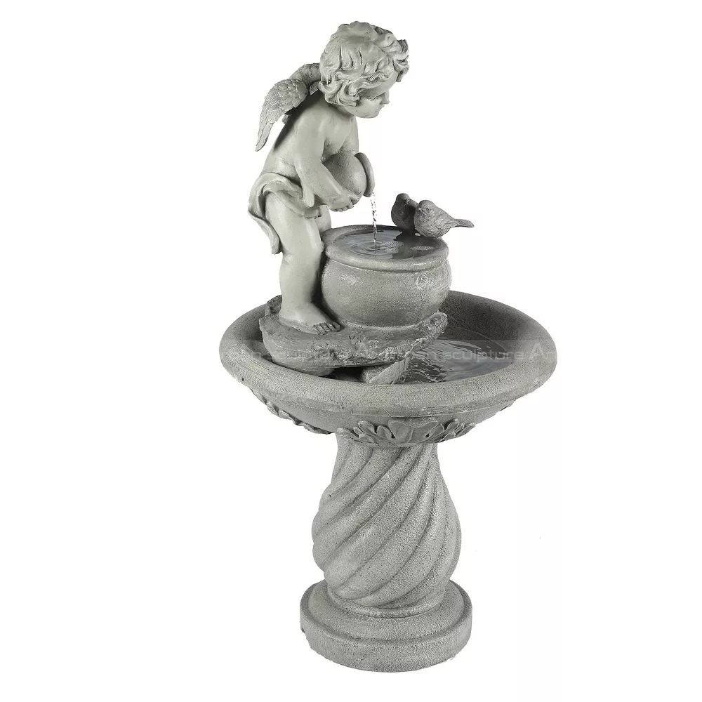 cherub angel water fountain