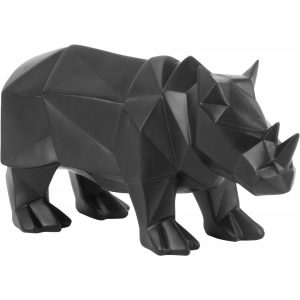 large rhino statue