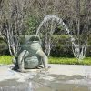 outdoor frog fountain