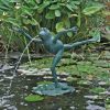 frog outdoor water fountain