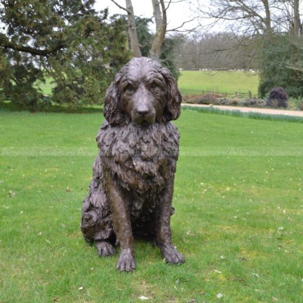 newfoundland dog garden statue