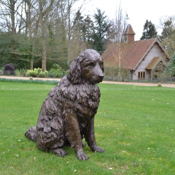 newfoundland dog garden statue
