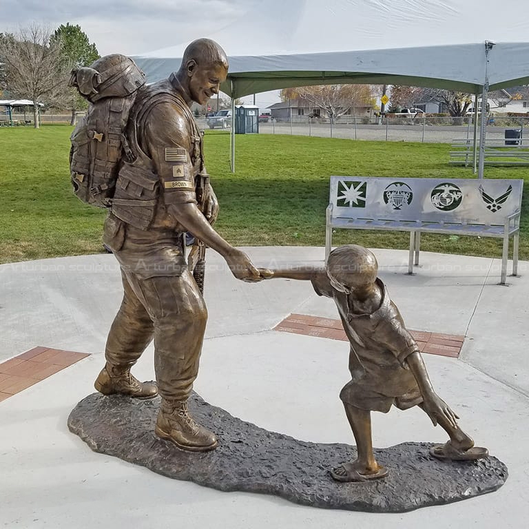 memorial soldier statue